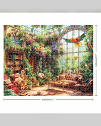 Mindbogglers Artisan Greenhouse Library 1000-Piece Jigsaw Puzzle-3
