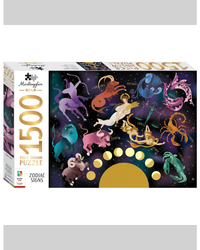 Mindbogglers Gold Astrology (Zodiac Signs) 1500-Piece Jigsaw Puzzle Jigsaw Puzzles