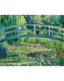 Mindbogglers Gold Bridge Over a Pond of Water Lilies 1000-Piece Jigsaw Puzzle-2