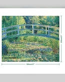 Mindbogglers Gold Bridge Over a Pond of Water Lilies 1000-Piece Jigsaw Puzzle-3