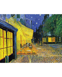 Mindbogglers Gold Cafe Terrace by Van Gogh 1000-Piece Jigsaw Puzzle-2