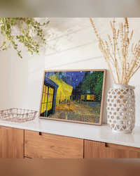 Mindbogglers Gold Cafe Terrace by Van Gogh 1000-Piece Jigsaw Puzzle-4