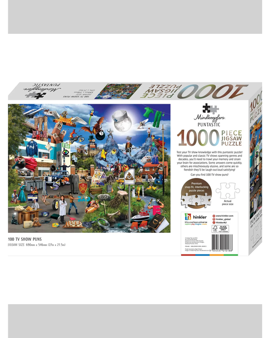 Mindbogglers TV Shows 1000-Piece Jigsaw Puzzle