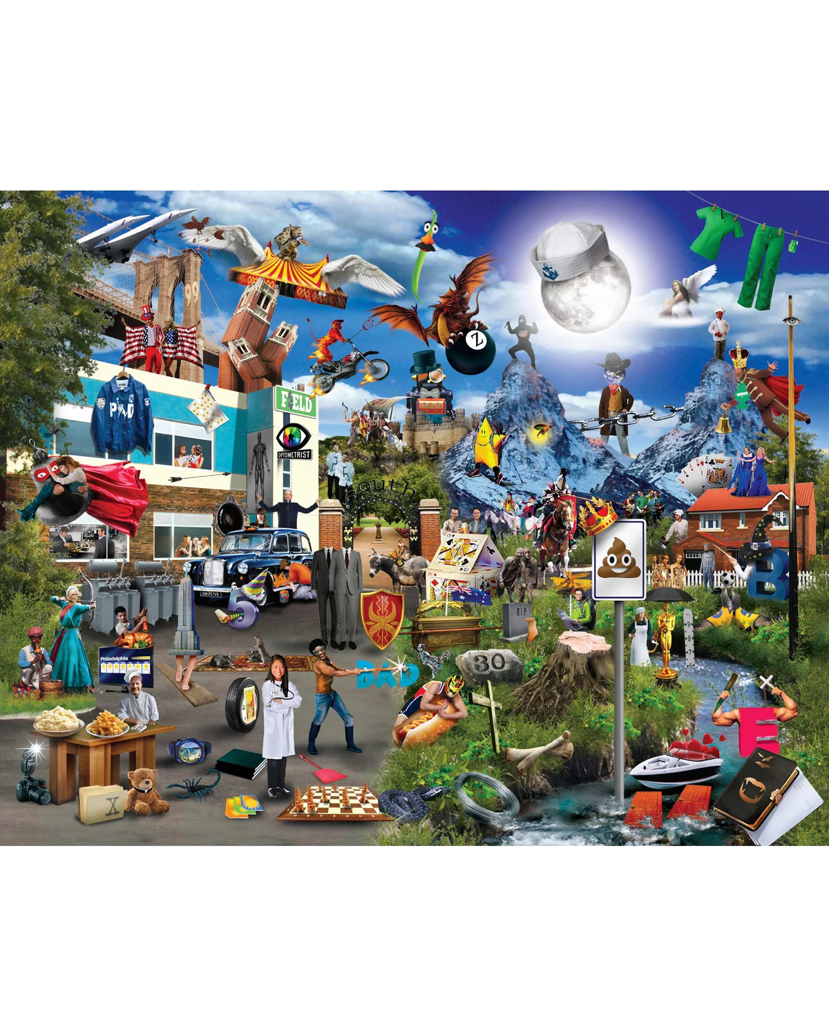 Mindbogglers TV Shows 1000-Piece Jigsaw Puzzle-2