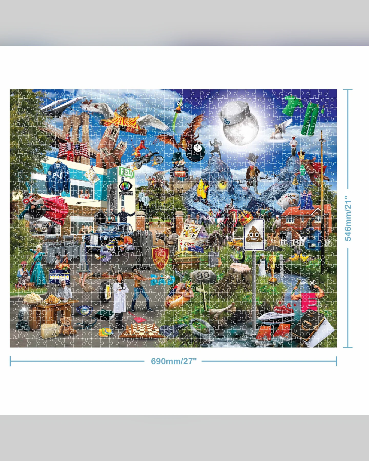 Mindbogglers TV Shows 1000-Piece Jigsaw Puzzle-3