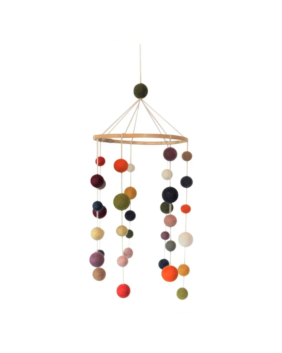 Gry & Sif Colourful Felt Baby Mobile – 20 cm