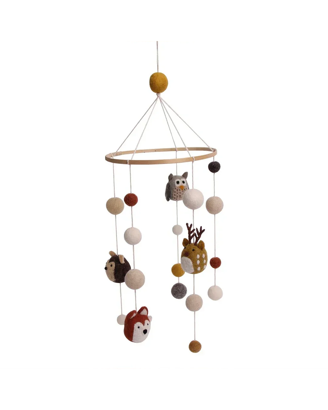Gry & Sif Forest Animals Felt Baby Mobile – 20 cm