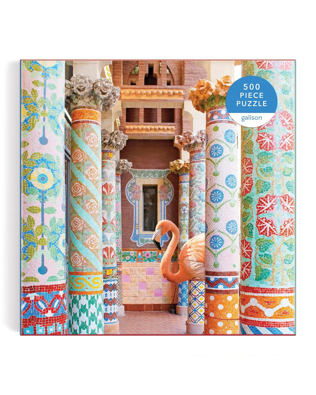 Galison Mosaic Hall 500-Piece Jigsaw Puzzle-2