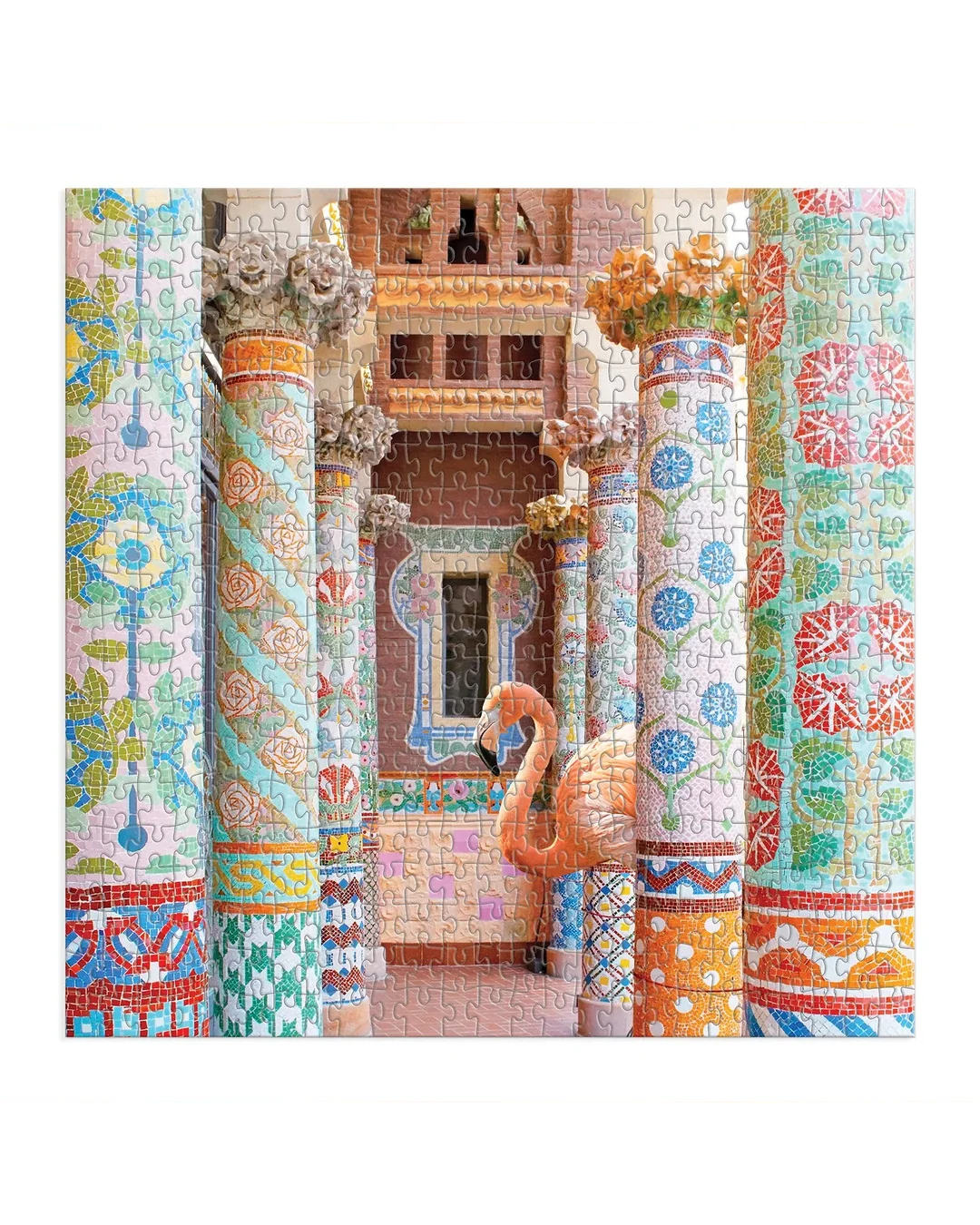 Galison Mosaic Hall 500-Piece Jigsaw Puzzle-3