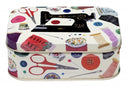 Elite Tins - Needle and Thread Design - Small Rectangle Tin