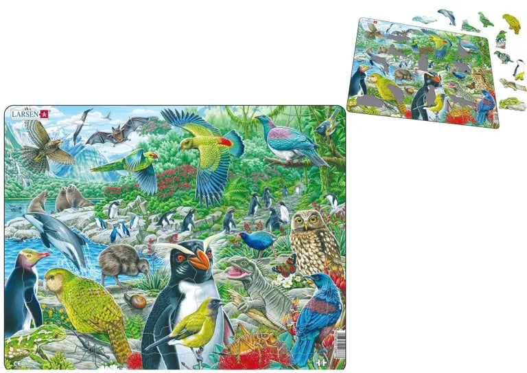 New Zealand Wildlife Puzzle 53pc