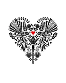 NZ Piwakawaka Heart
