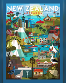 NZ Travel Destinations Art Magnet