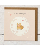 New Baby Girl - Baby Card Baby Cards