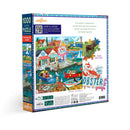 eeBoo New England Wharf 1000-Piece Jigsaw Puzzle