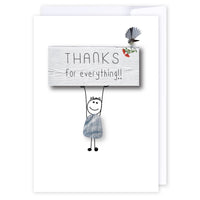 Thank you sign