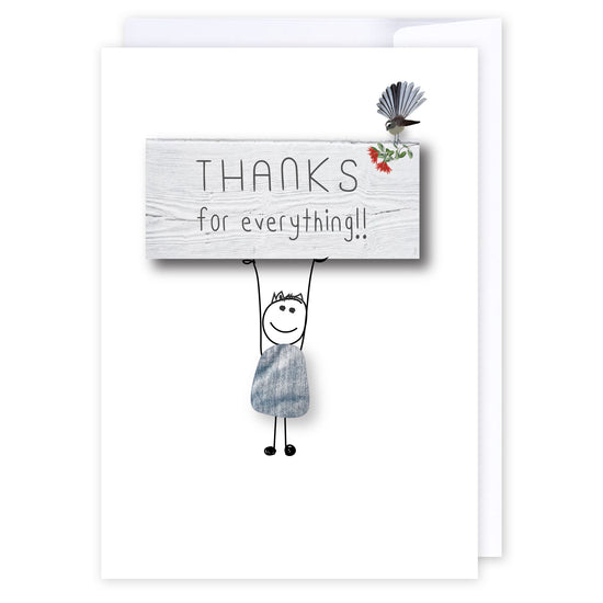 Thank you sign