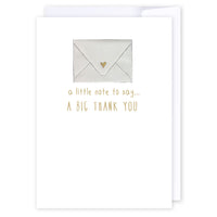 A little note to say thank you