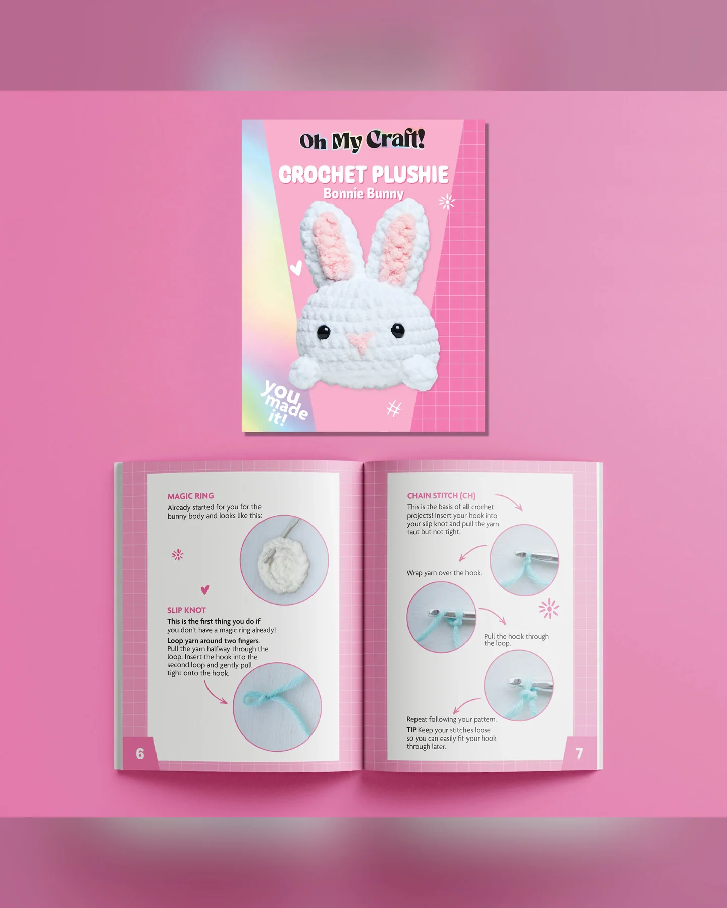 OMC! Bonnie Bunny Crochet Plushie Kit-2