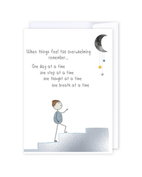 One step at a time Greeting Cards