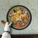 eeBoo Forest Dream 500-Piece Round Jigsaw Puzzle