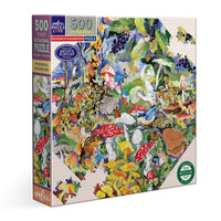 eeBoo Poisonous Mushrooms 500-Piece Jigsaw Puzzle