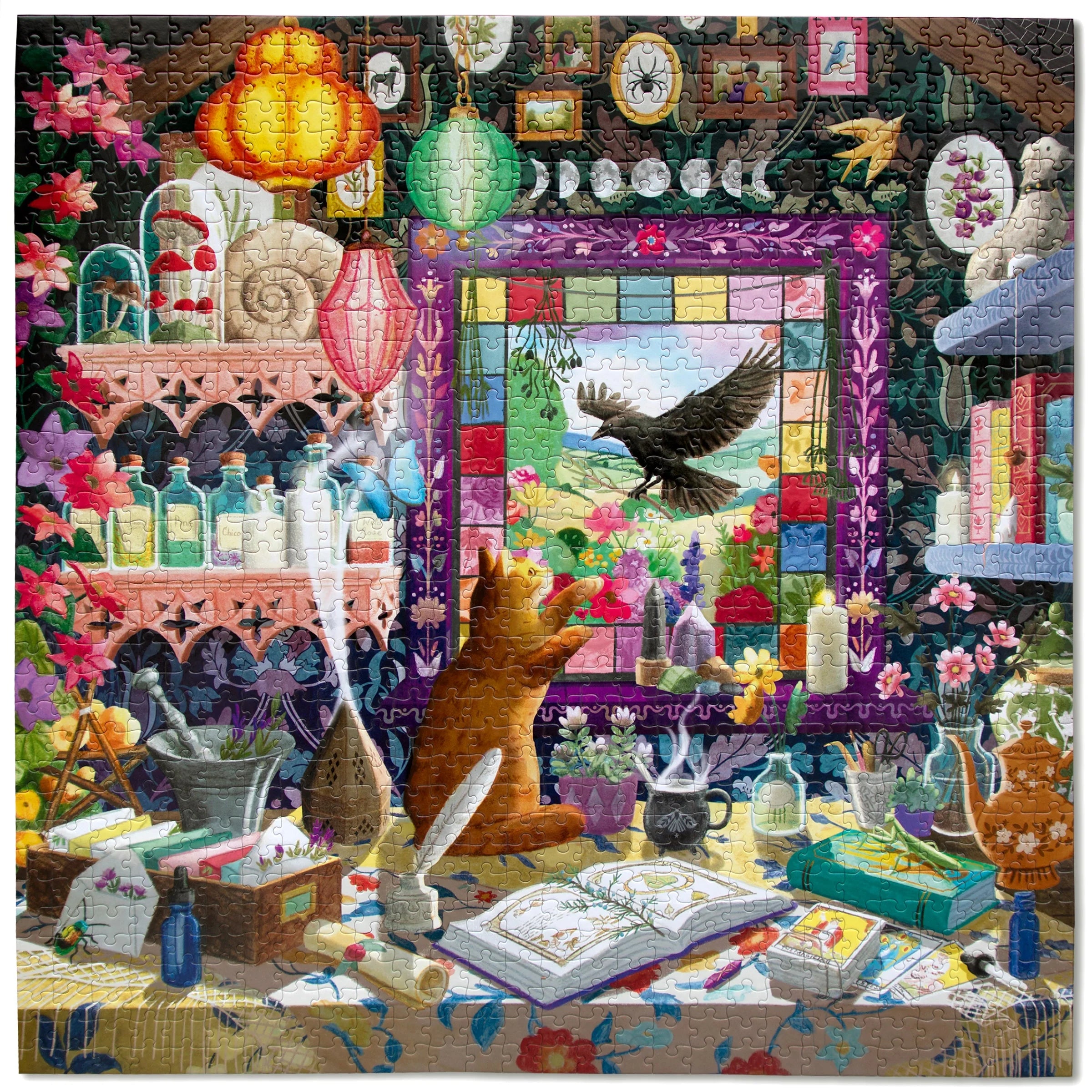 eeBoo Sorcerer's Workshop 1000-Piece Jigsaw Puzzle