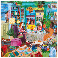 eeBoo Books & Tea By The Sea 1000-Piece Jigsaw Puzzle