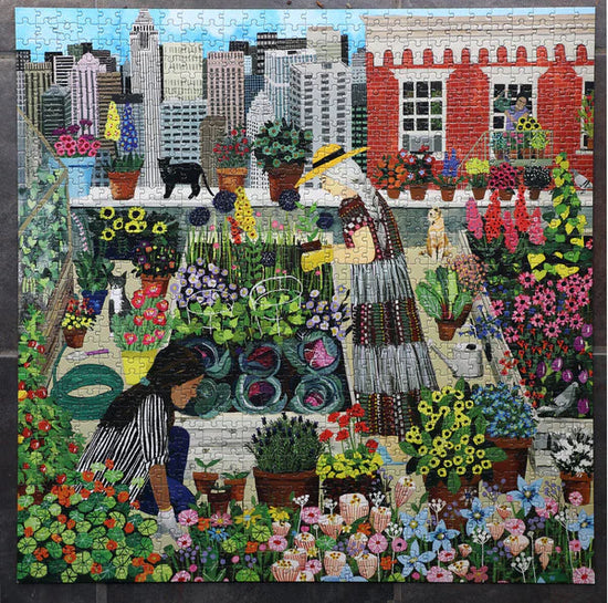 eeBoo 1000pc Puzzle: Urban Gardening