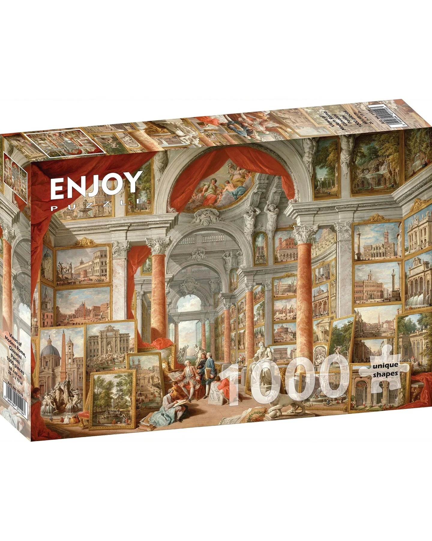 Enjoy Puzzle Paolo Panini: Views of Modern Rome 1000-Piece Jigsaw Puzzle