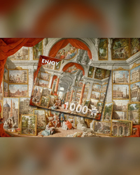 Enjoy Puzzle Paolo Panini: Views of Modern Rome 1000-Piece Jigsaw Puzzle-6