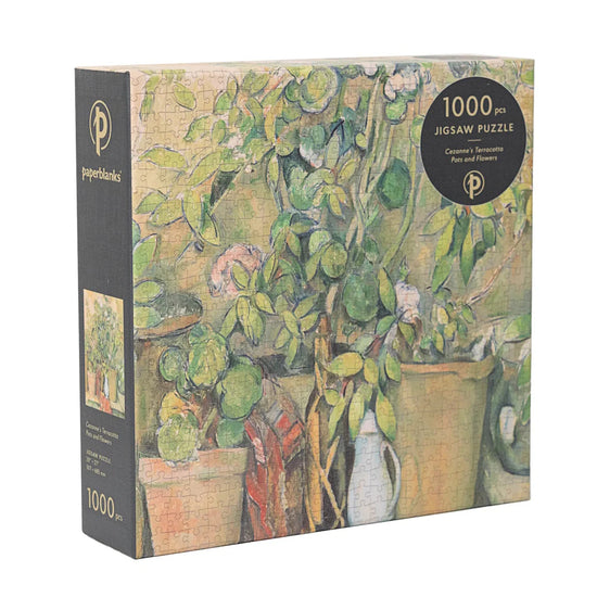 Cezanne Terracotta Pots and Flowers 1000 Piece Jigsaw Puzzle