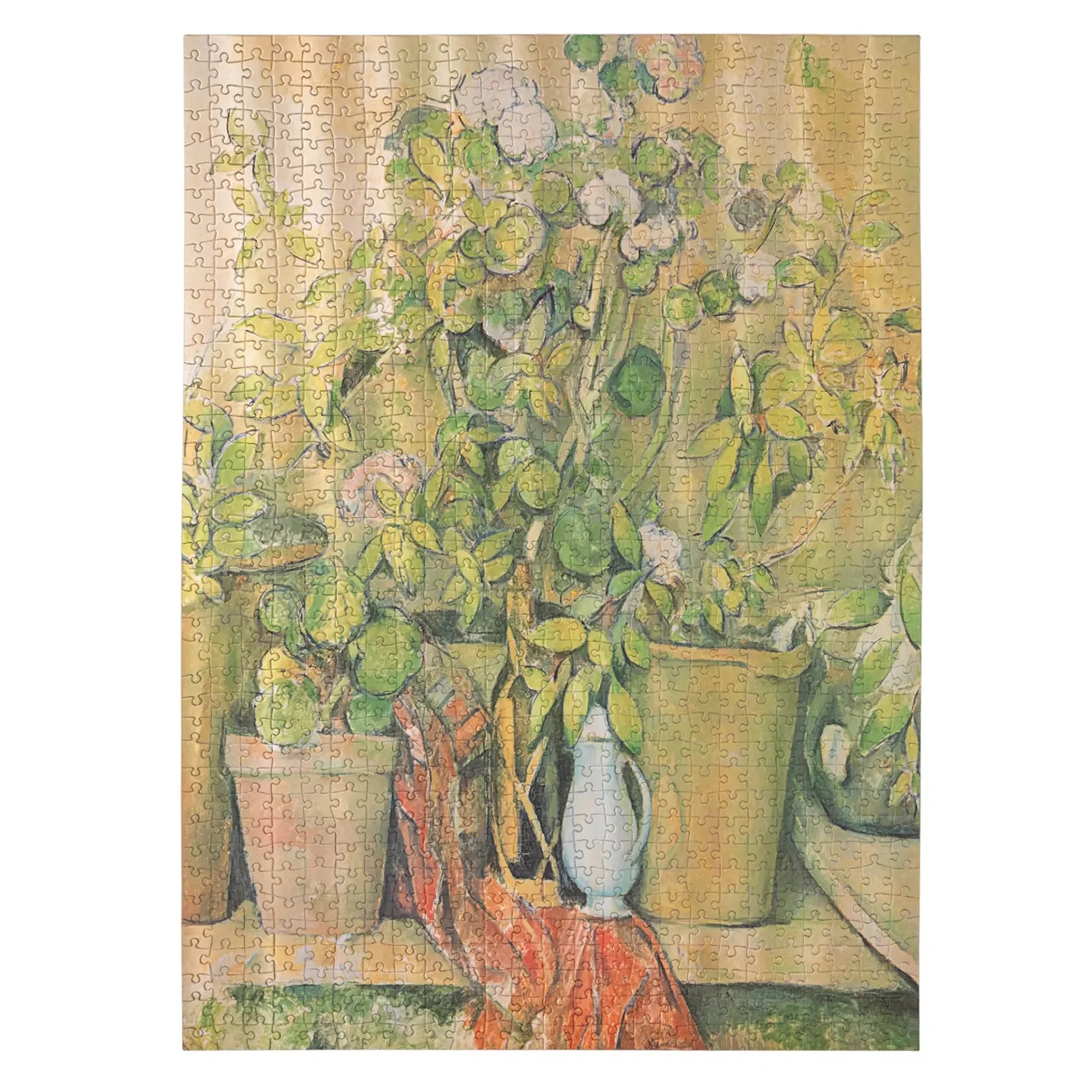 Cezanne Terracotta Pots and Flowers 1000 Piece Jigsaw Puzzle