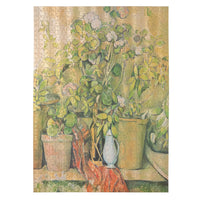 Cezanne Terracotta Pots and Flowers 1000 Piece Jigsaw Puzzle
