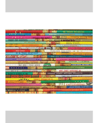 Galison Phat Dog Vintage Pencils 1000-Piece Jigsaw Puzzle-2