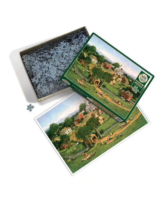 Cobble Hill Picnic by the Bridge 1000-Piece Jigsaw Puzzle