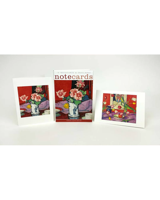 Pink Roses / Tulips 10 Pkt - Notecards