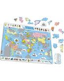 Political Map of World Puzzle Child Jigsaws