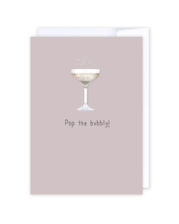 Pop the Bubbly Greeting Cards