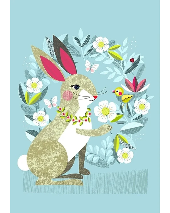 Pretty Rabbit And Piwakawaka