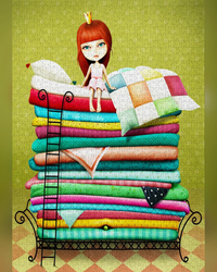 Enjoy Puzzle Princess on the Pea 1000-Piece Jigsaw Puzzle-5