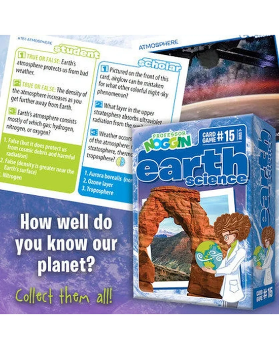 Professor Noggin's Earth Science Trivia Card Game
