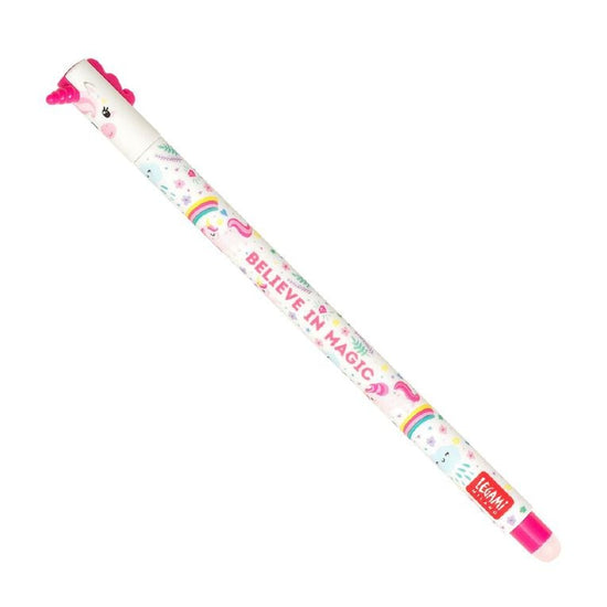 Legami Erasable Gel Pen Pink: Unicorn