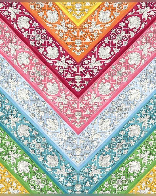 Rainbow Chevrons - Card