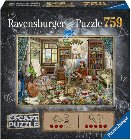 Ravensburger ESCAPE Artist's Studio 759-piece puzzle box