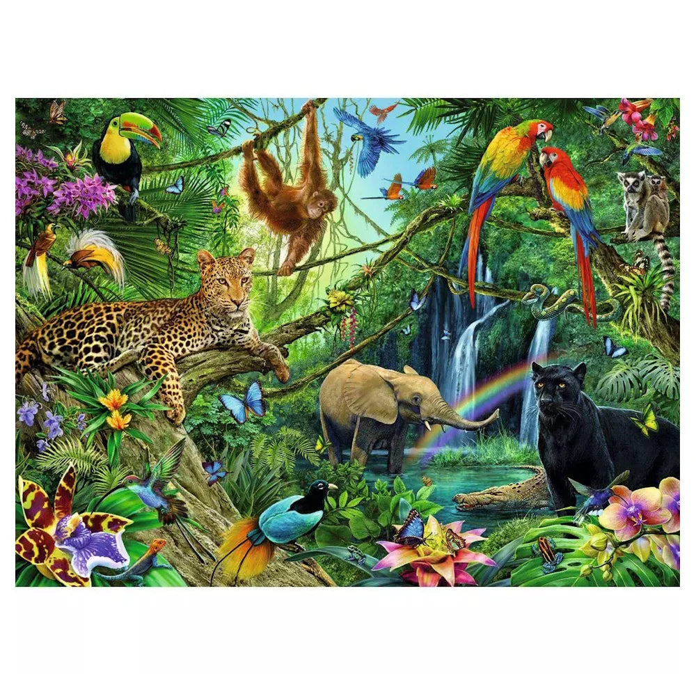 Ravensburger Animals in the Jungle 200 Piece Panoramic Jigsaw Puzzle