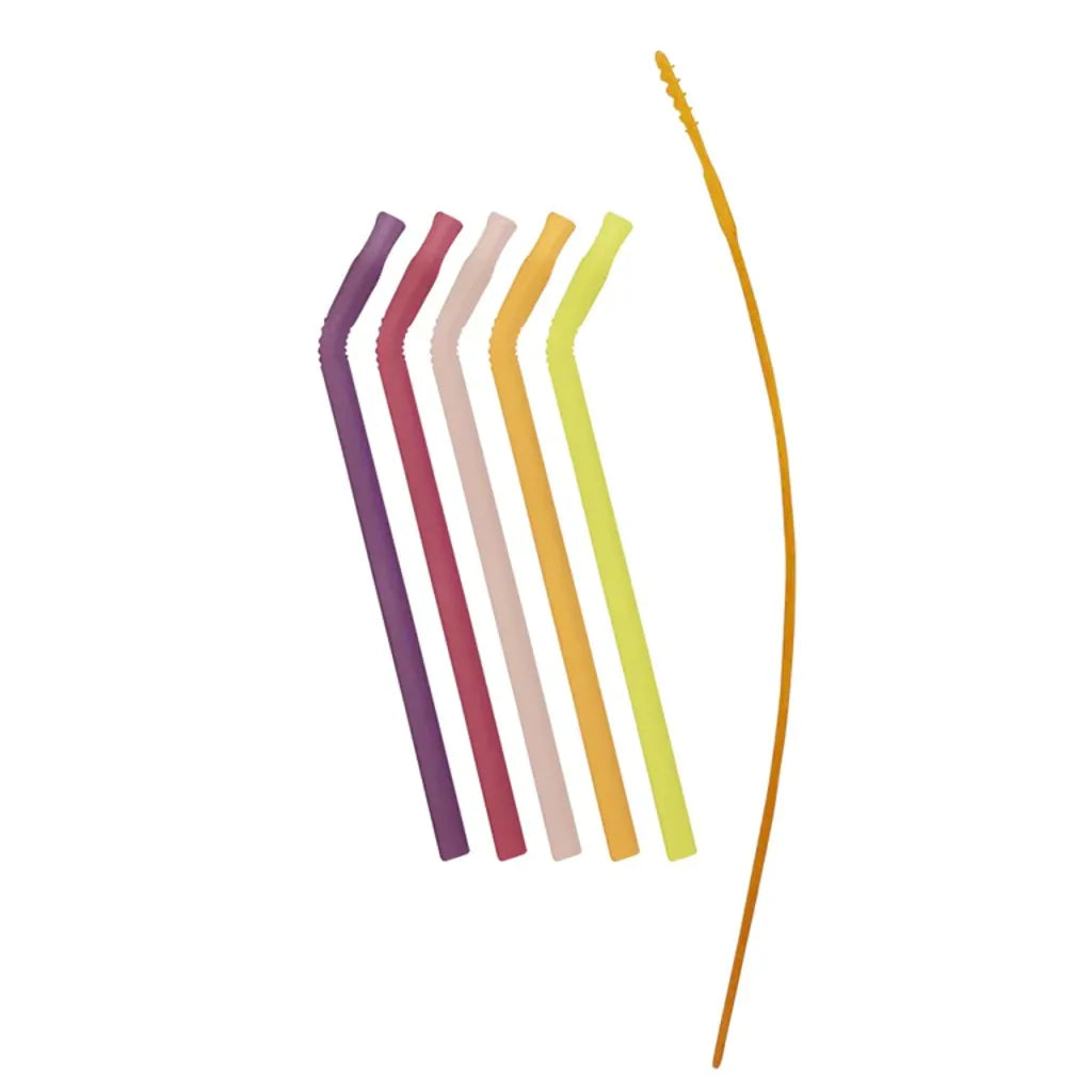 b.box Silicone Straws 5-Pack