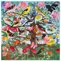 eeBoo French Medieval Songbirds 1000-Piece Jigsaw Puzzle