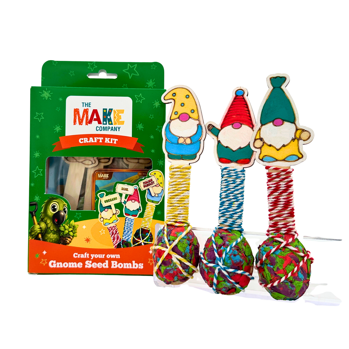 Craft Your Own Gnome Seed Bombs - The Make Company Craft Kit