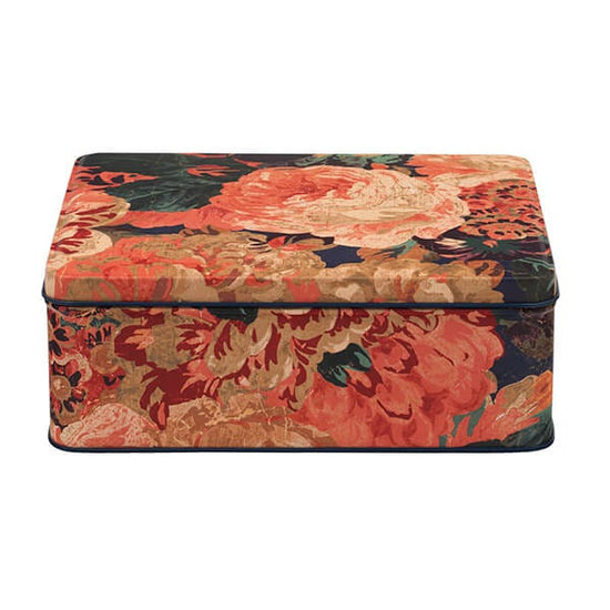 Sanderson Very Rose & Peony Deep Rectangular Tin